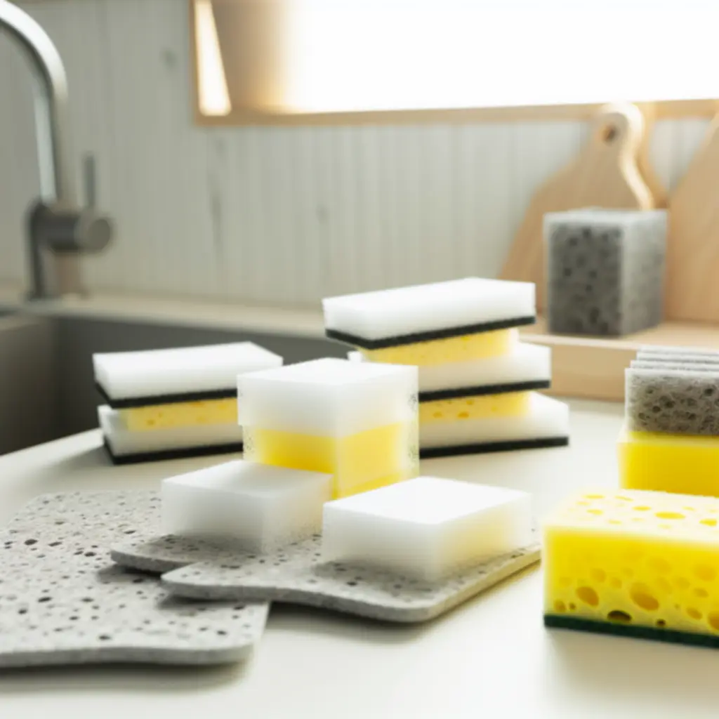Biodegradowalne gąbki i akcesoria do ekologicznego sprzątania