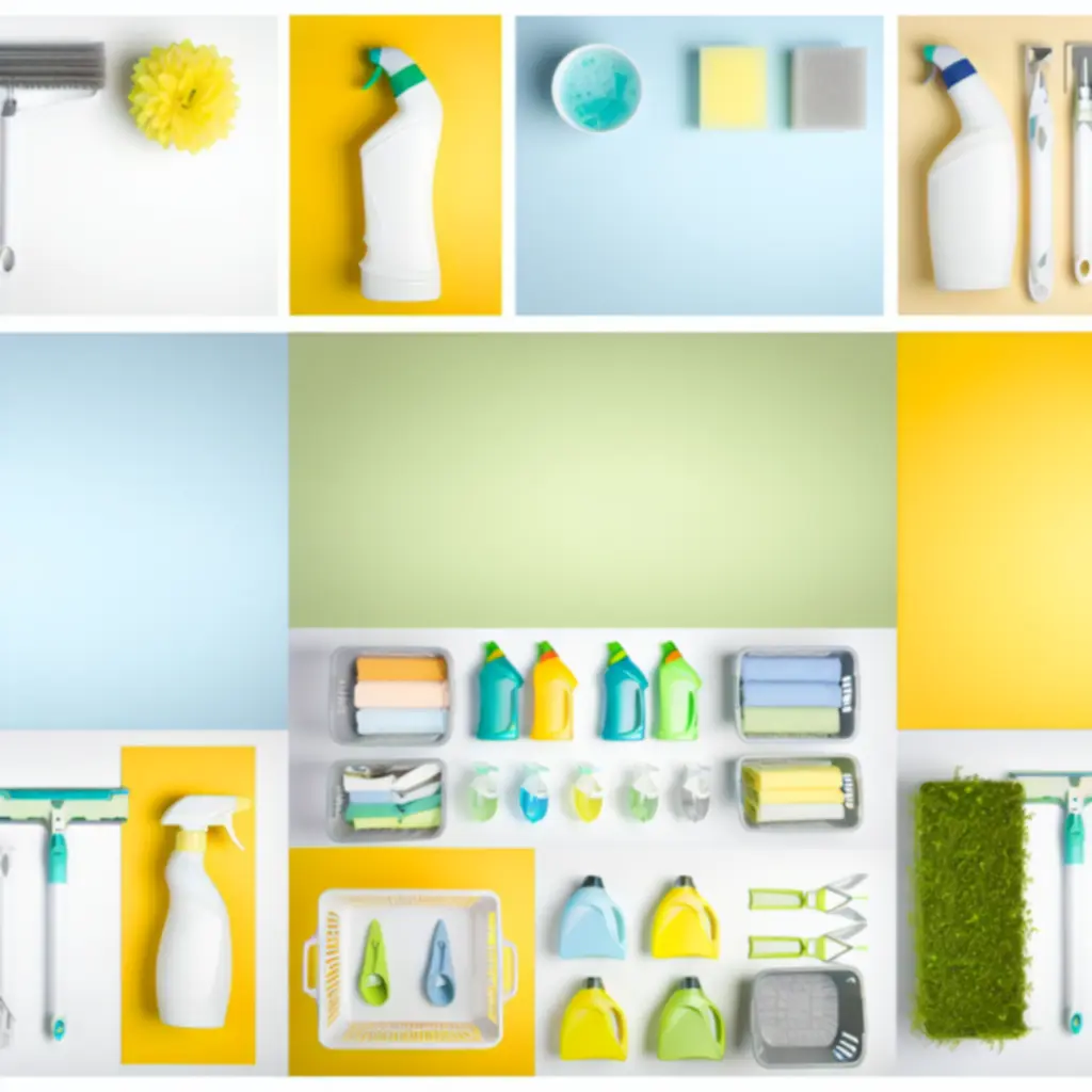 Przegląd kategorii sklepu CleanHomePL z produktami do sprzątania